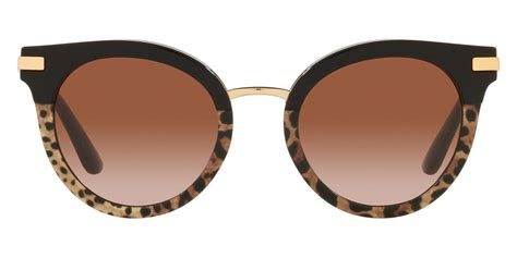 Sunglasses Dolce & Gabbana DG 4393 324413 Black/Leo Print